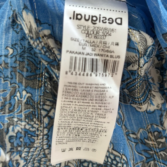 NWT Desigual Blusa Athenas in Medium - Picture 8 of 9